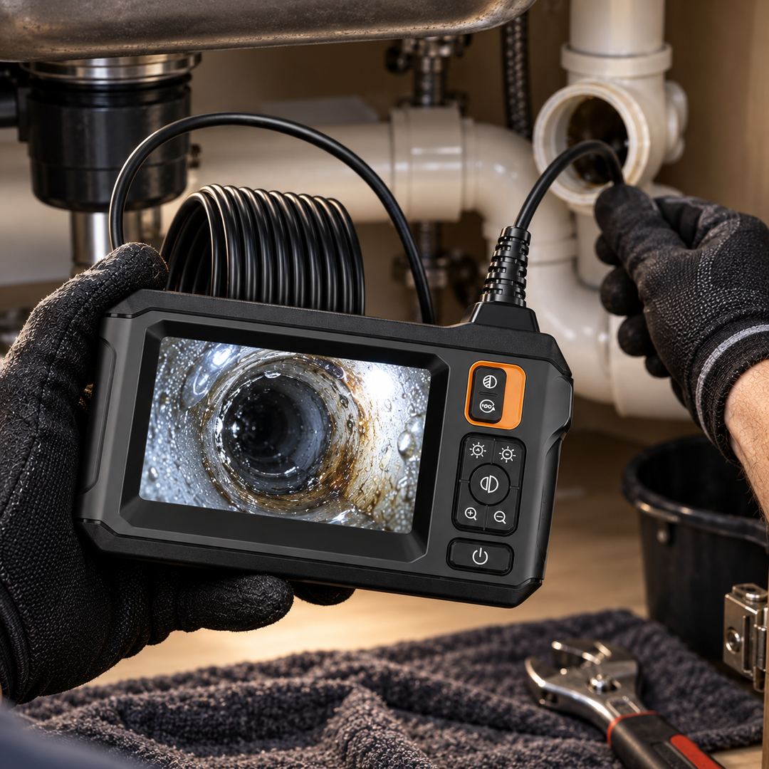 Endoscope Inspection Camera 1080P HD with 4.3 Inch Screen