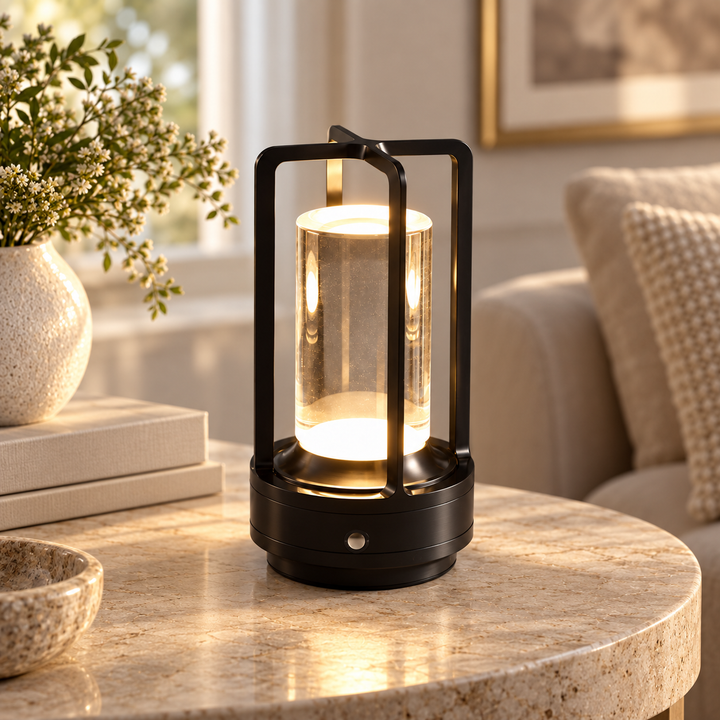 Cordless LED Table Lamp Rechargeable Dimmable Nordic Night Light