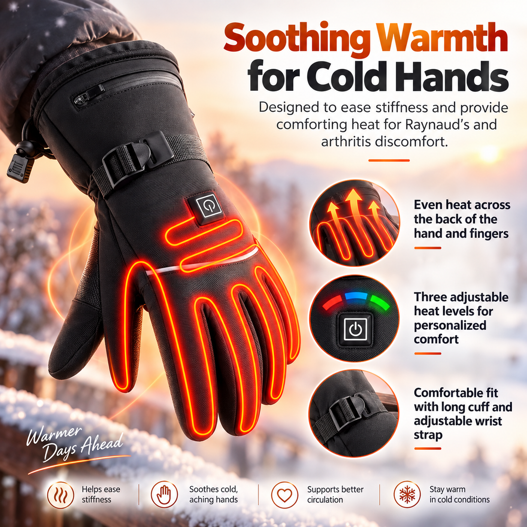 Heated Gloves for Raynauds and Arthritis Rechargeable Hand Warmers