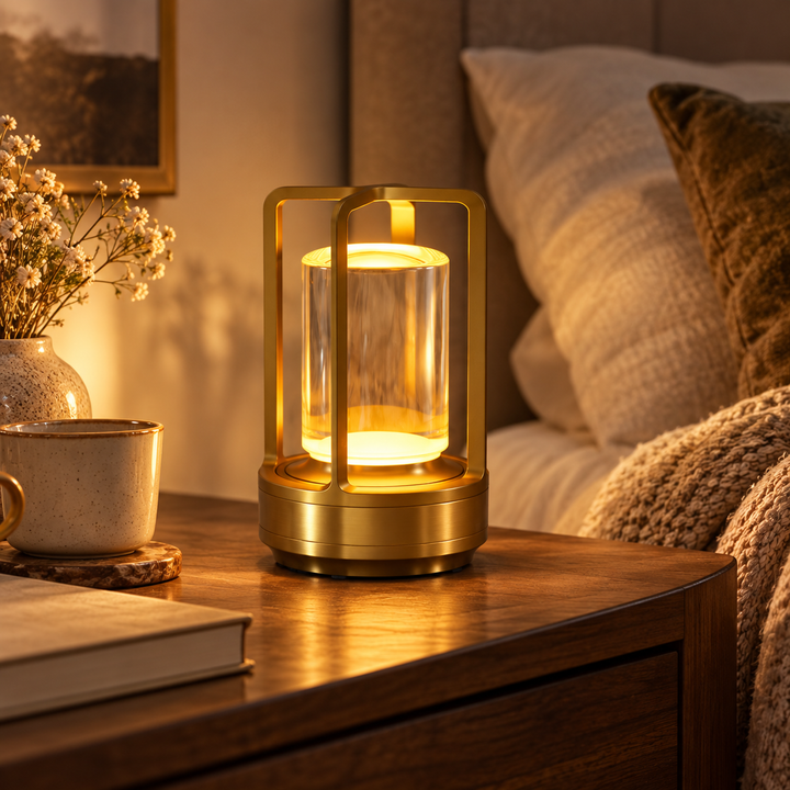Cordless Nordic Table Lamp Rechargeable LED Touch Bedside Light