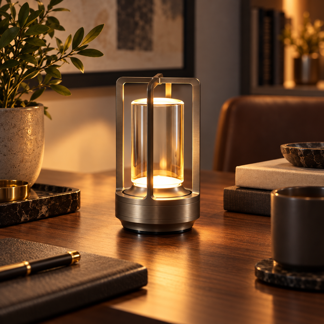 Cordless Nordic Table Lamp Rechargeable LED Touch Bedside Light
