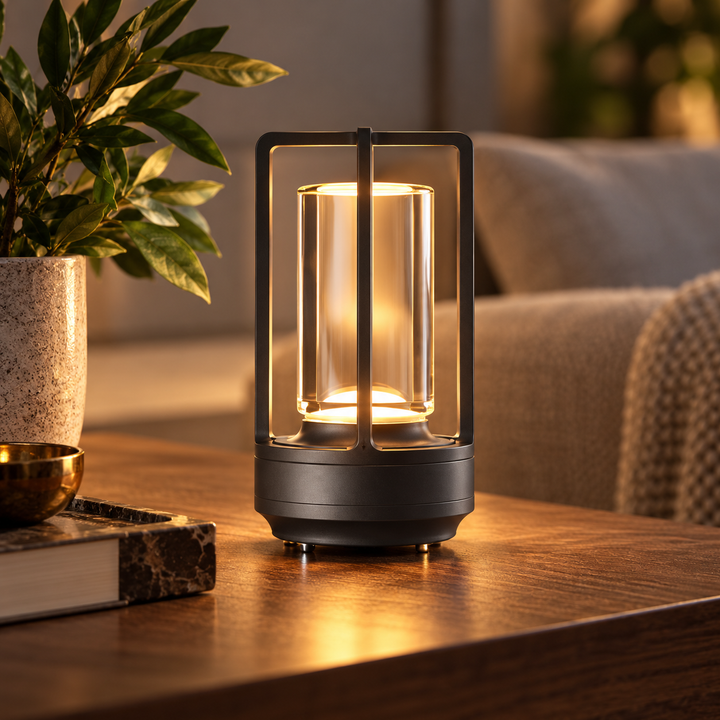 Cordless Nordic Table Lamp Rechargeable LED Touch Bedside Light