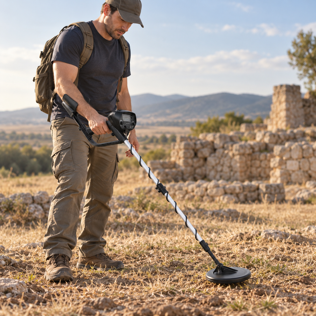 Waterproof Metal Detector Deep Search for Gold Coins Relics