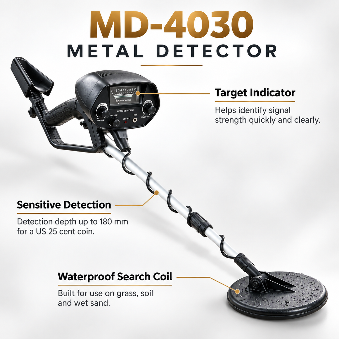 Waterproof Metal Detector Deep Search for Gold Coins Relics