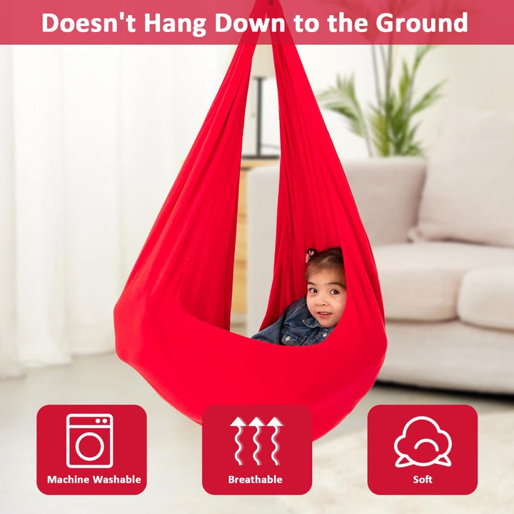 Kids Indoor Hanging Swing Soft Seat for Children