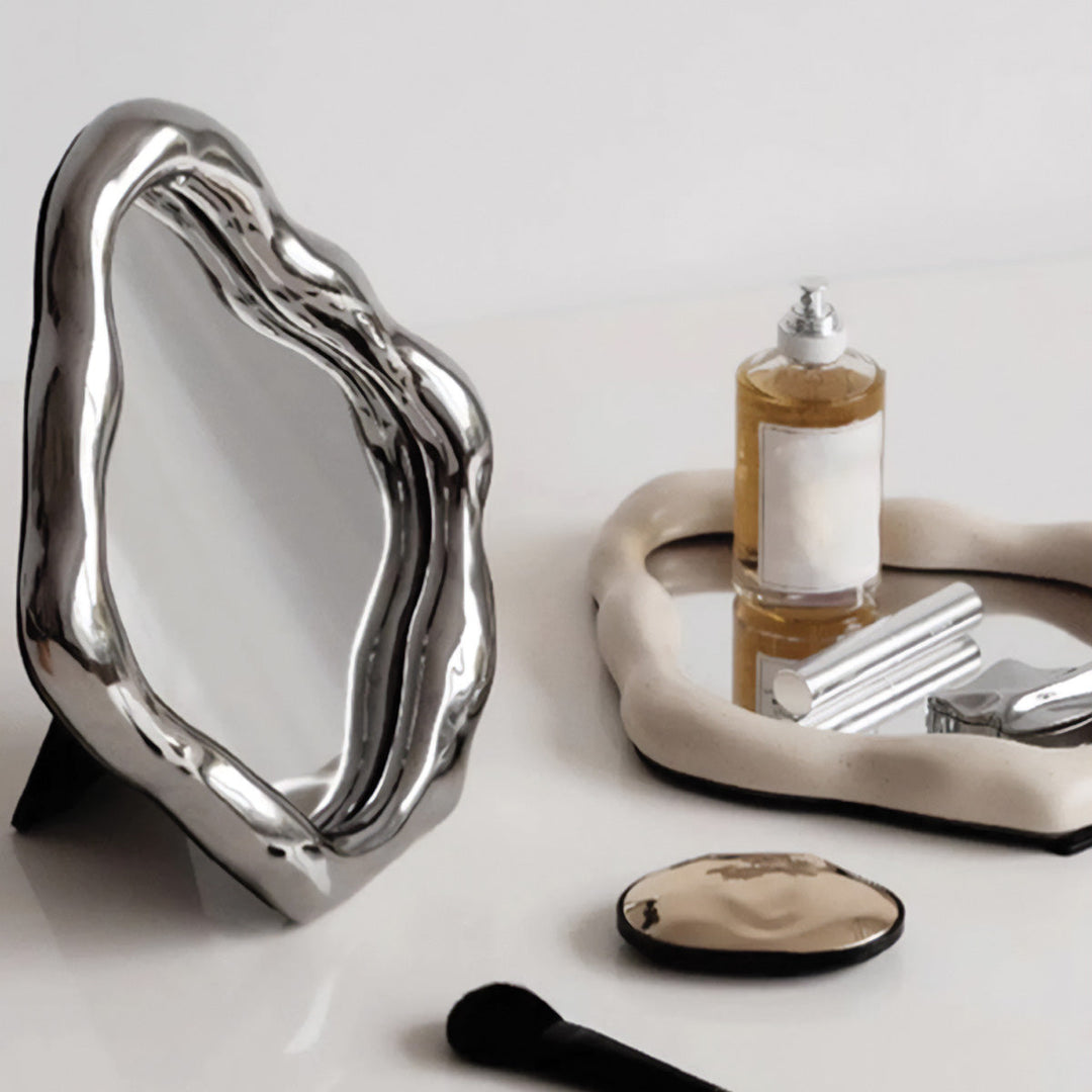 Table Mirror for Dresser Makeup Application