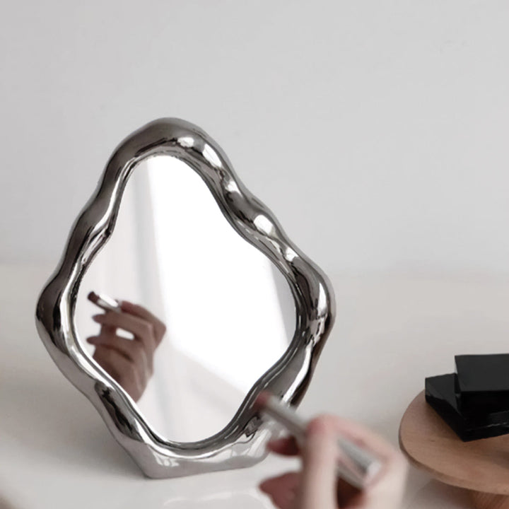Table Mirror for Dresser Makeup Application