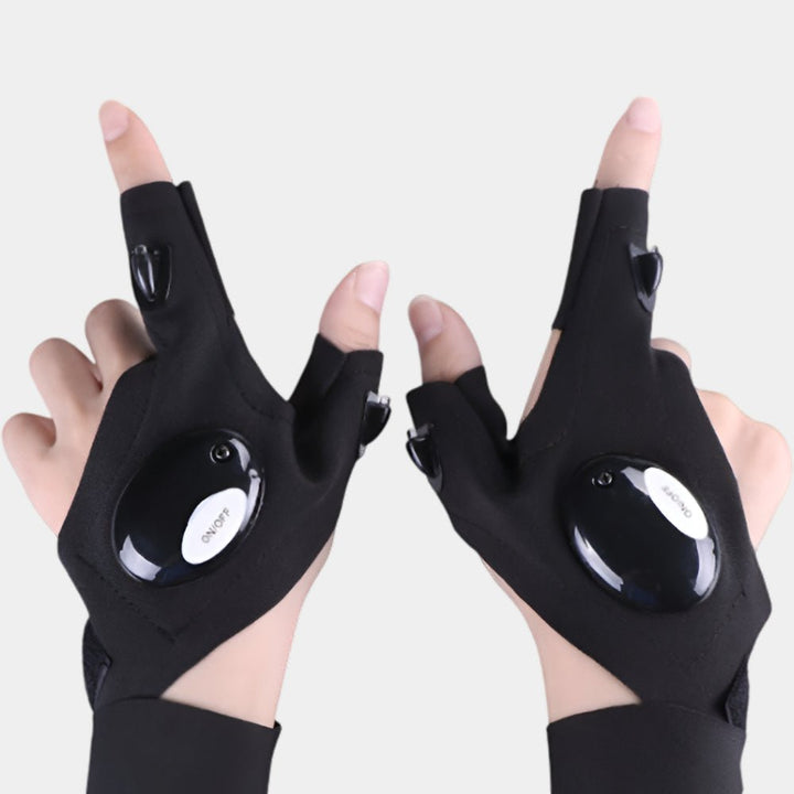 LED Flashlight Gloves Hands Free Light Gloves For Outdoor Repair Camping