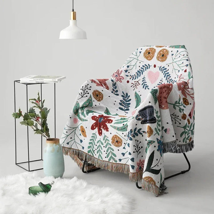 Soft Blanket Nature-Inspired Design Rectangular Throw Blanket