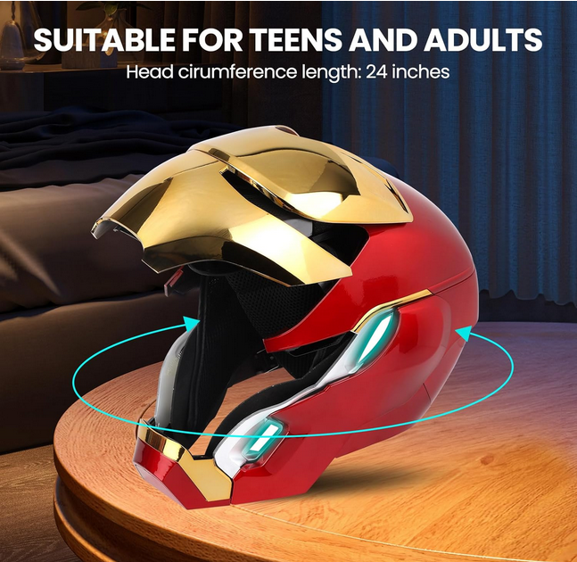 Iron Man MK50 Helmet 1 to 1 Wearable Motorized LED Voice Remote
