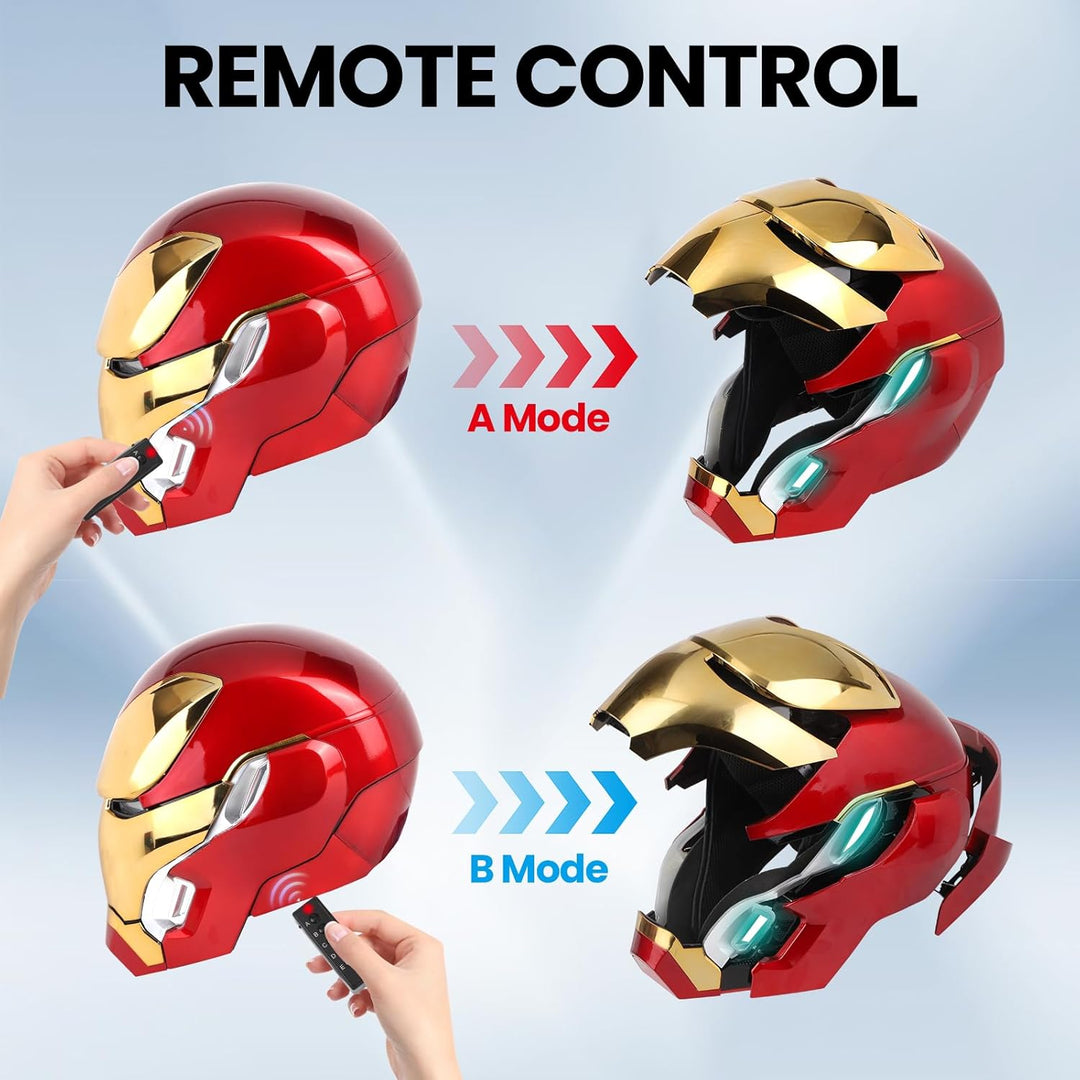 Iron Man MK50 Helmet 1 to 1 Wearable Motorized LED Voice Remote