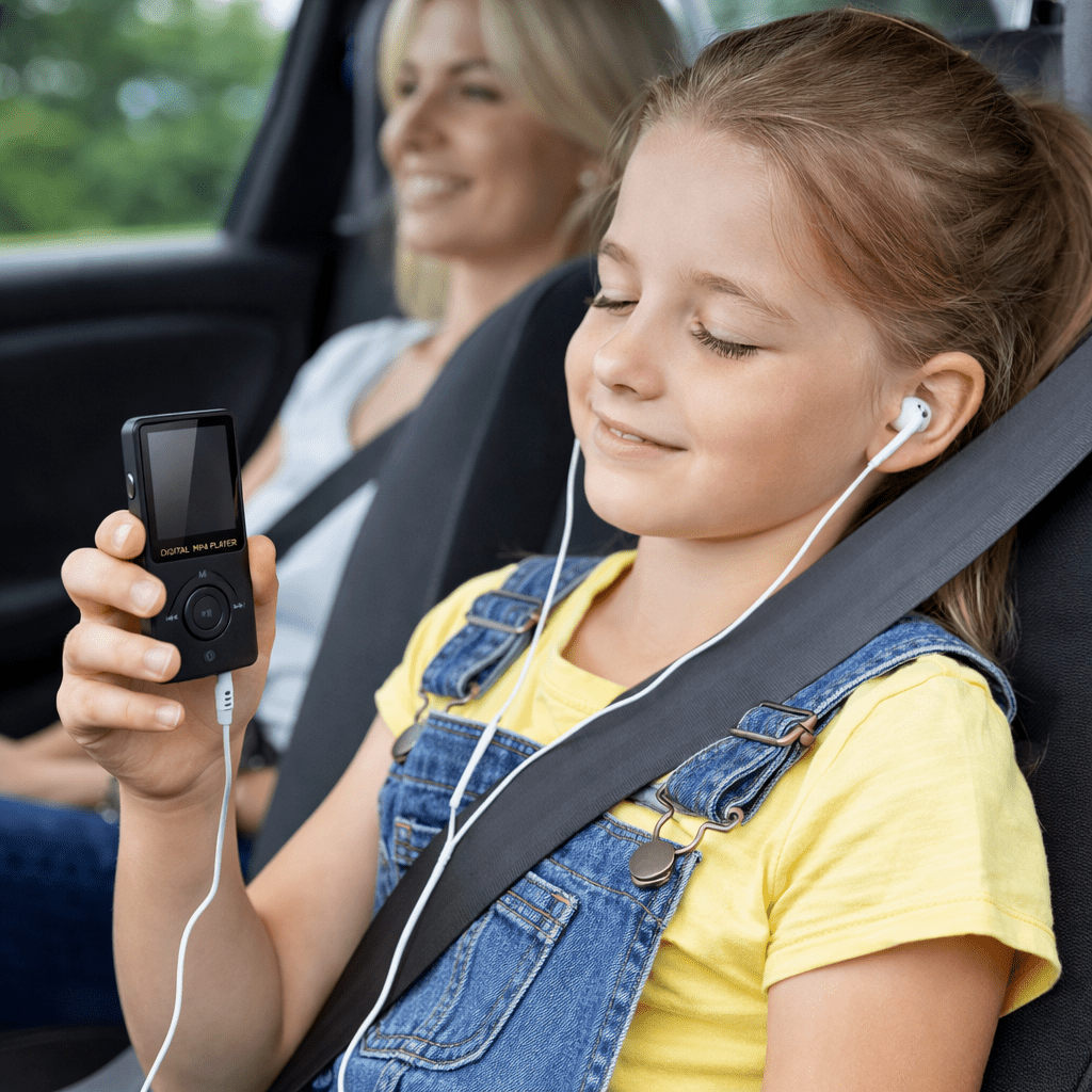 Kids Digital MP3 Player with Headset Portable Audio Device