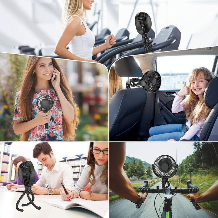 Portable Clip On Battery Operated Fan for Stroller