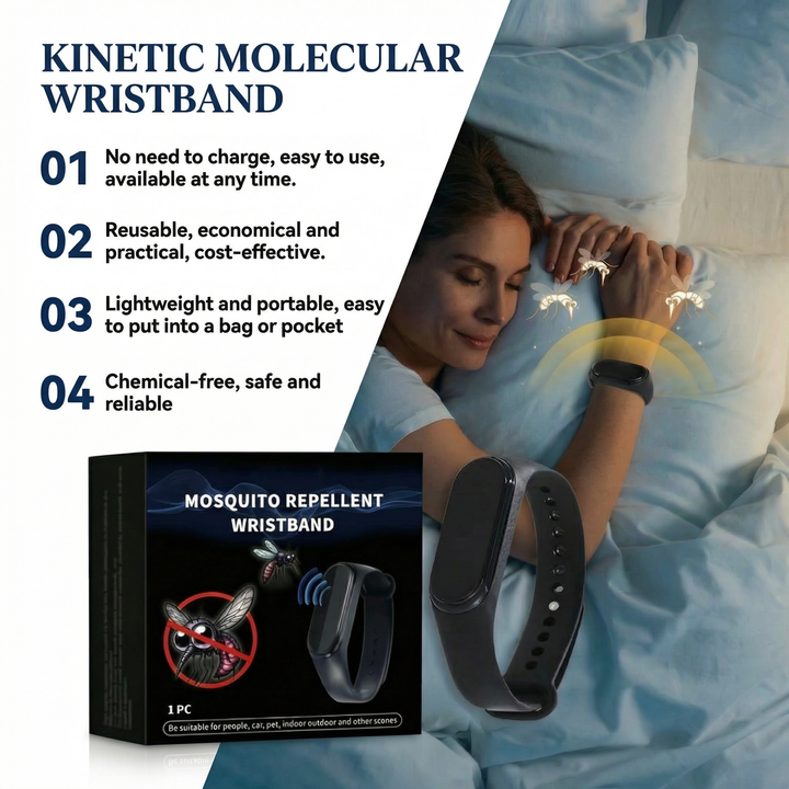 Ultrasonic Mosquito Repellent Wristband Insect Pest Control Device