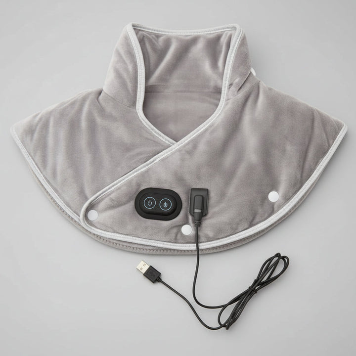 Neck and Shoulder Heating Pad with Vibration Massage Function