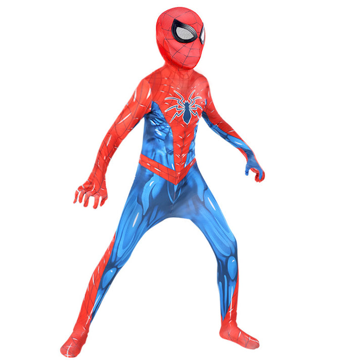 Kids Spider-Man Costume Halloween Cosplay Bodysuit Jumpsuit for Boys