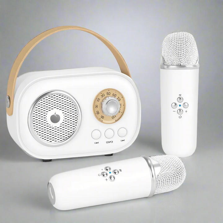 Karaoke Machine Bluetooth Speaker System Retro Style