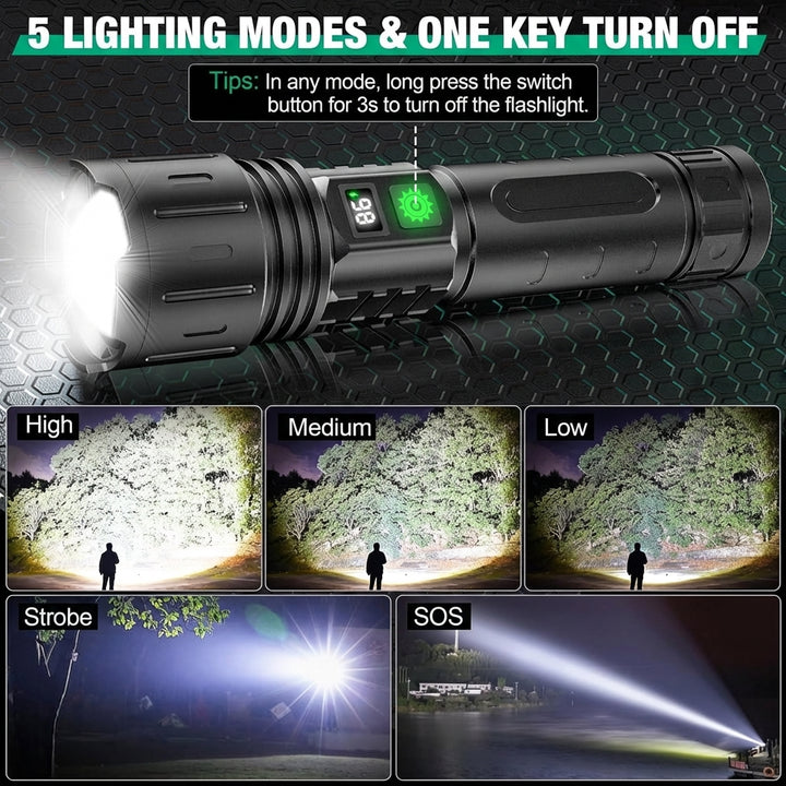 Roovue Pro Brightest LED Flashlight Torch