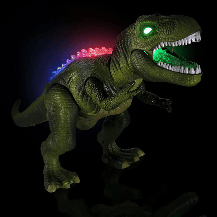 Remote Control Walking Dinosaur Toy with Roaring Sounds and LED Lights