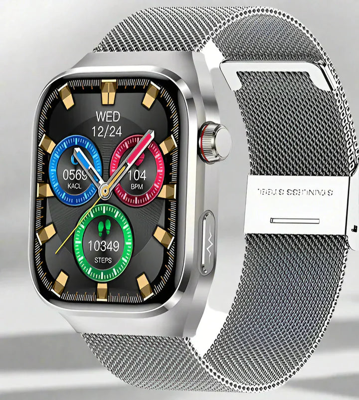 Blood Pressure &amp; Heart Rate Monitoring Smartwatch