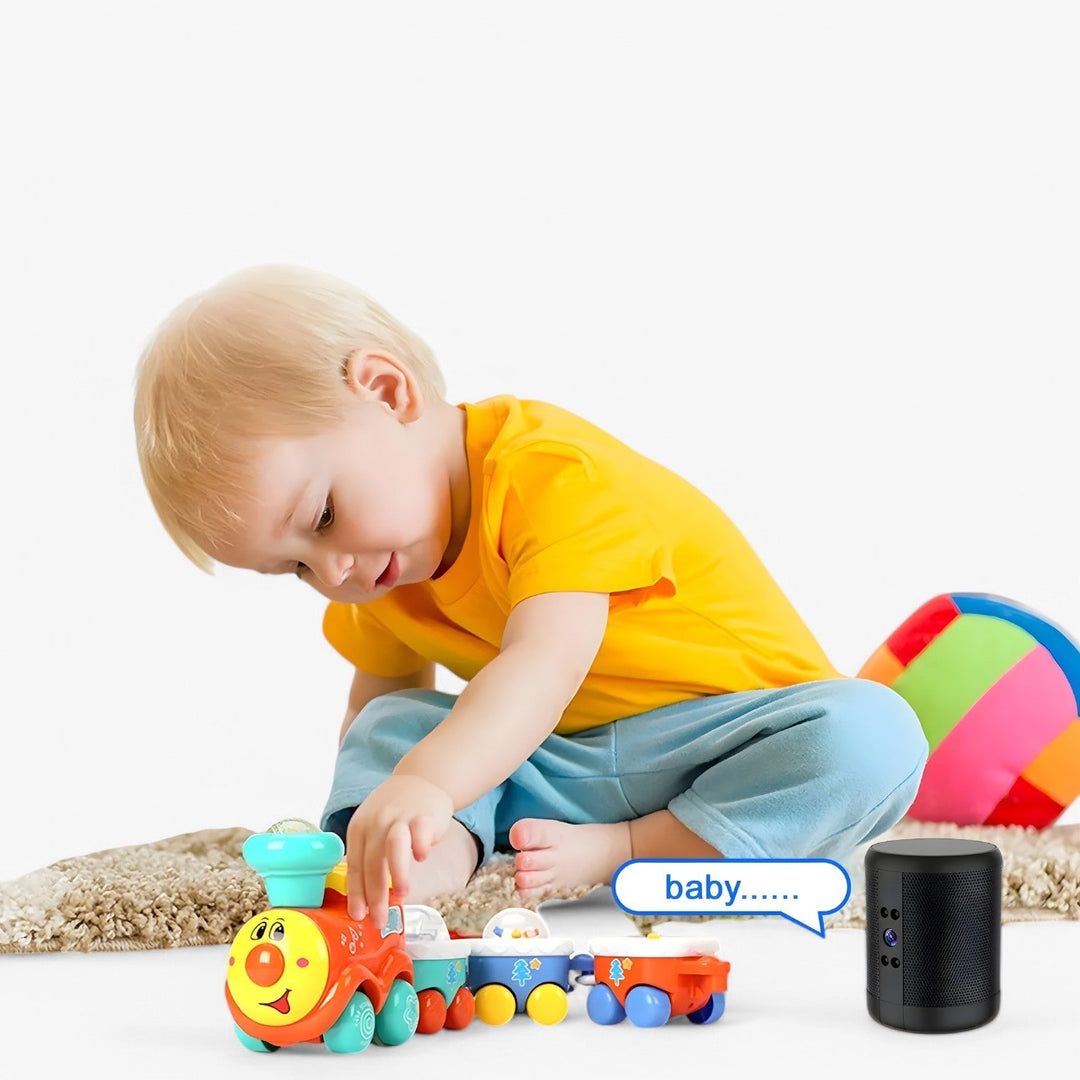 Mini WiFi Camera with Bluetooth Speaker and Night Vision