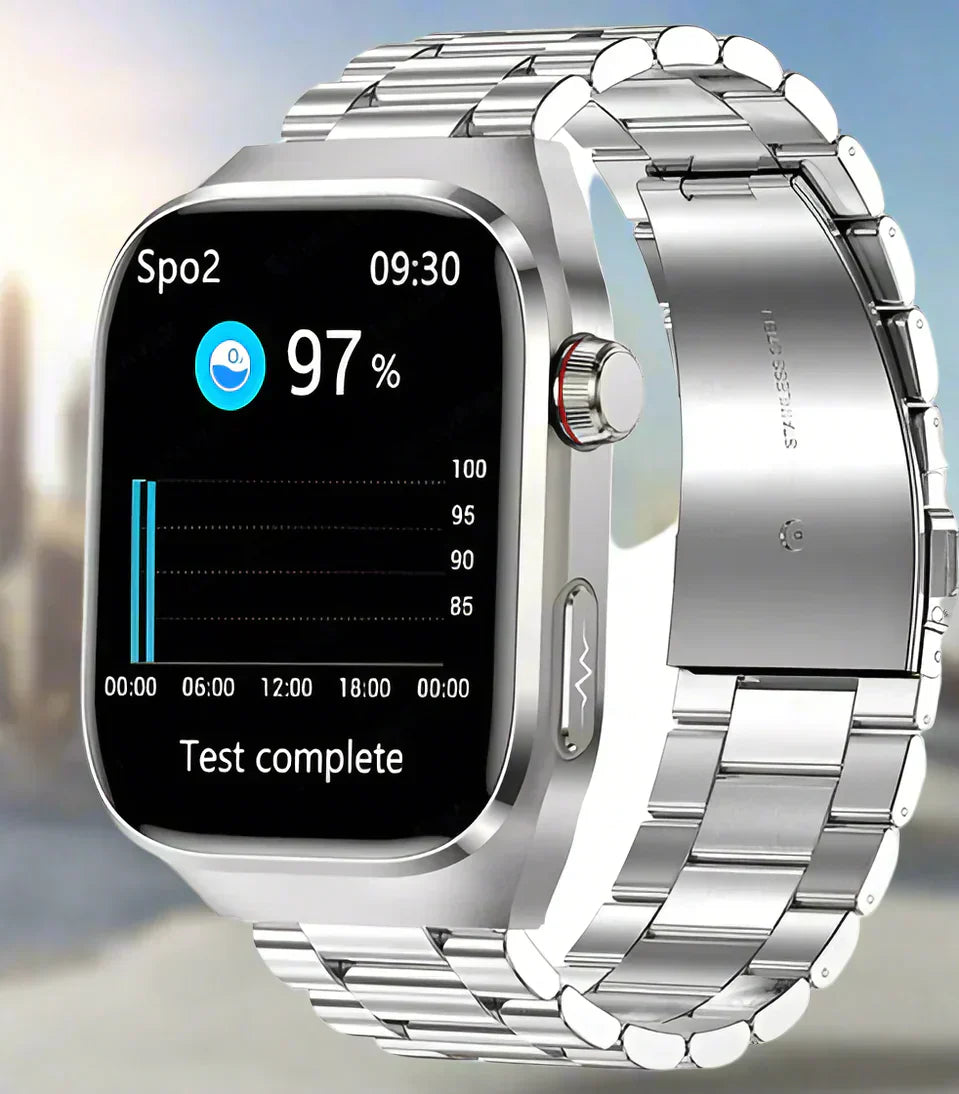 Heart Rate &amp; Blood Pressure Monitor Smartwatch Fitness Tracker