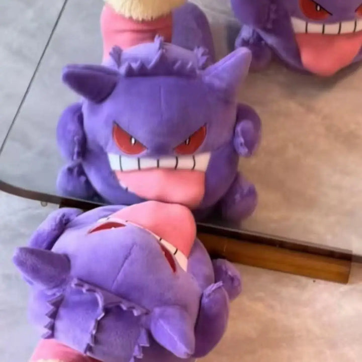 Gengar Plush Slippers Soft Indoor Home Shoes Non-Slip EVA Sole Unisex