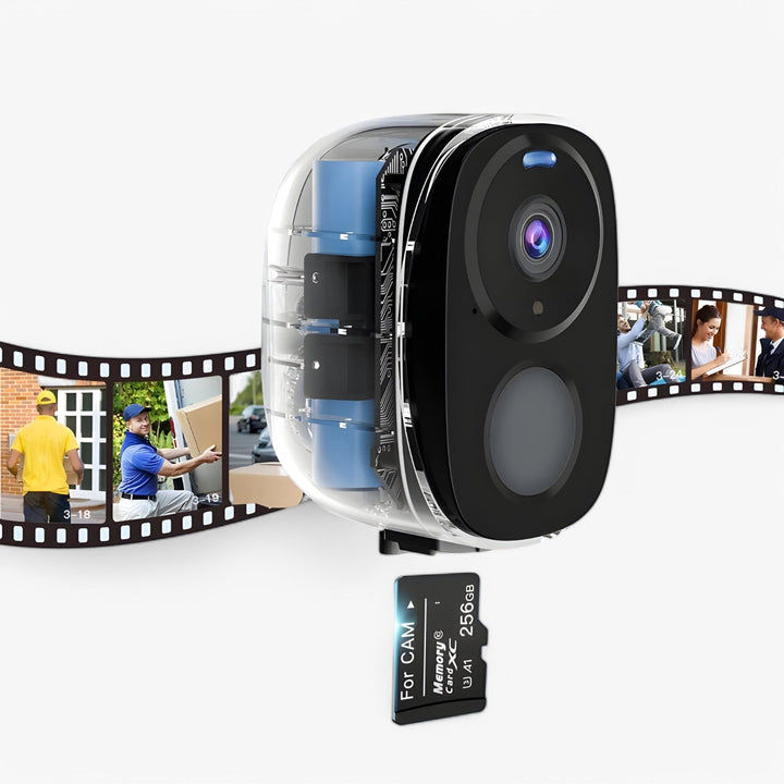 Wireless 2K Security Camera with Smart Detection and Night Vision