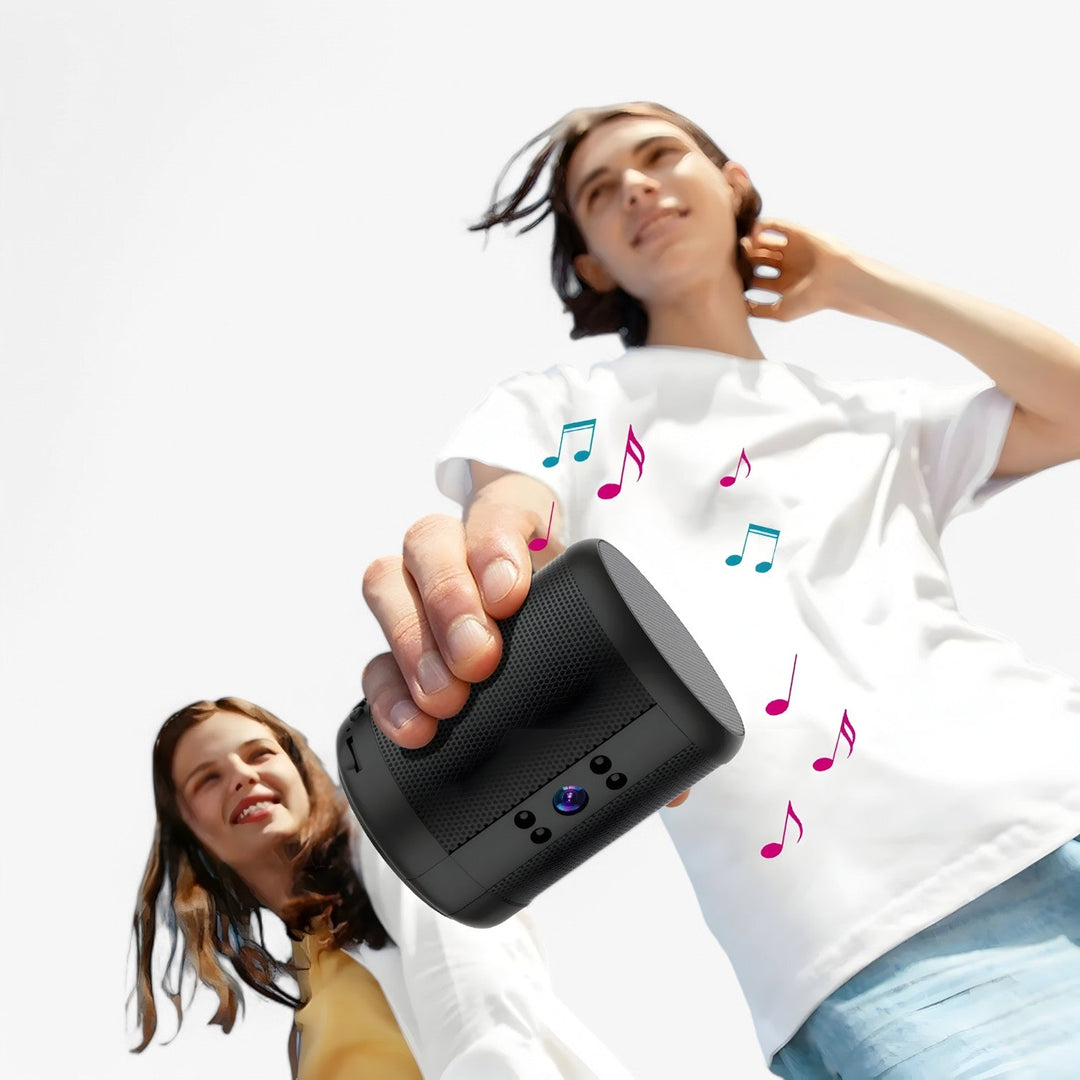 Mini WiFi Camera with Bluetooth Speaker and Night Vision