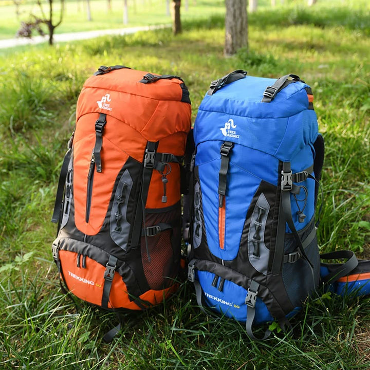 Hiking Backpack 60L Large Capacity Trekking Backpack Ergonomic Design