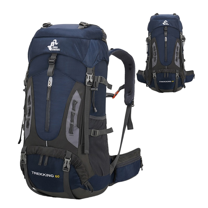 Hiking Backpack 60L Large Capacity Trekking Backpack Ergonomic Design