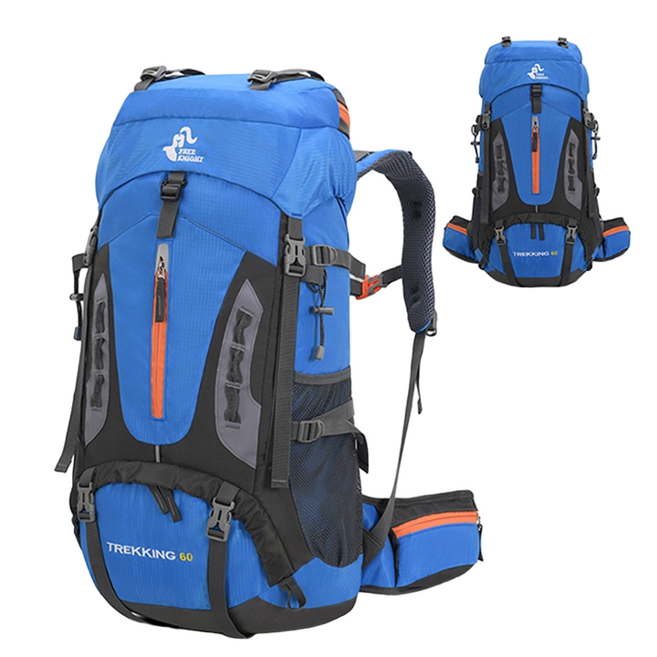 Hiking Backpack 60L Large Capacity Trekking Backpack Ergonomic Design