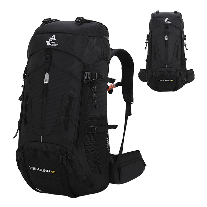 Hiking Backpack 60L Large Capacity Trekking Backpack Ergonomic Design