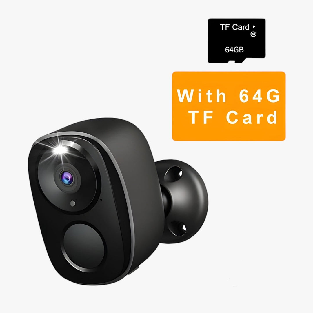 Wireless 2K Security Camera with Smart Detection and Night Vision