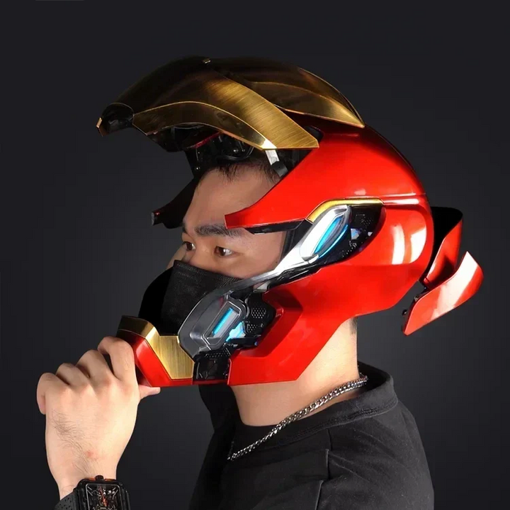 Iron Man MK50 Helmet 1 to 1 Wearable Motorized LED Voice Remote