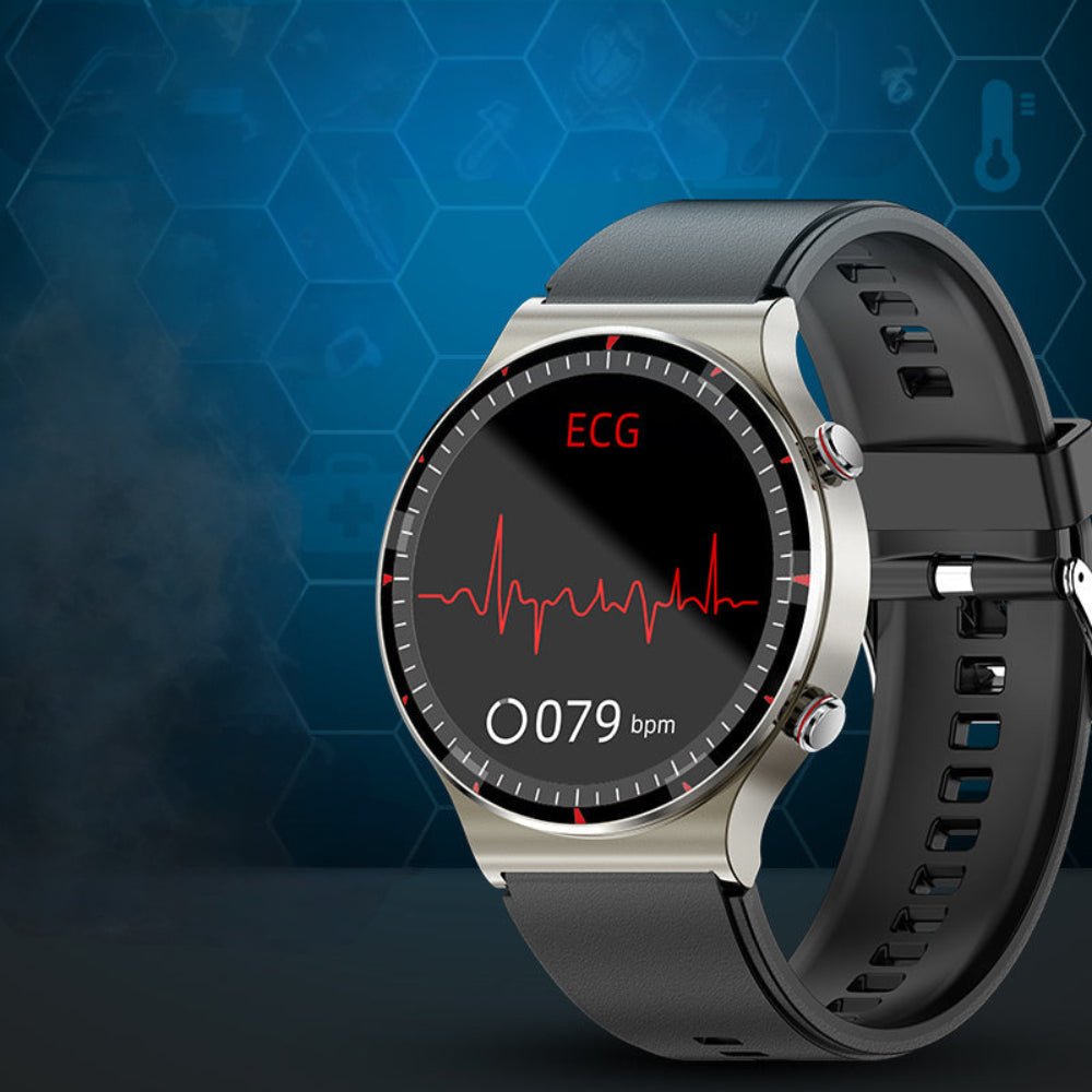 Smartwatch EKG Blood Pressure Oxygen Monitor Health Tracker