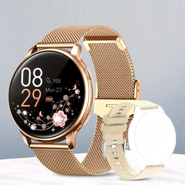 Smartwatch for Women Square Touchscreen Milanese Band Watch
