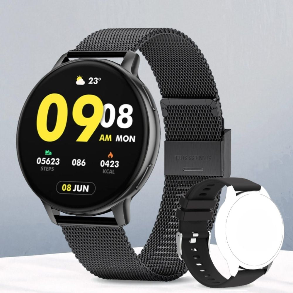 Smartwatch for Women Square Touchscreen Milanese Band Watch