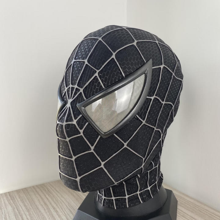 Tobey Maguire Spider Man Mask Raised Web Wearable Cosplay Hood