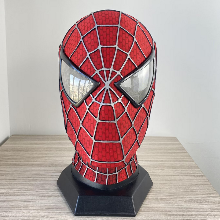 Tobey Maguire Spider Man Mask Raised Web Wearable Cosplay Hood