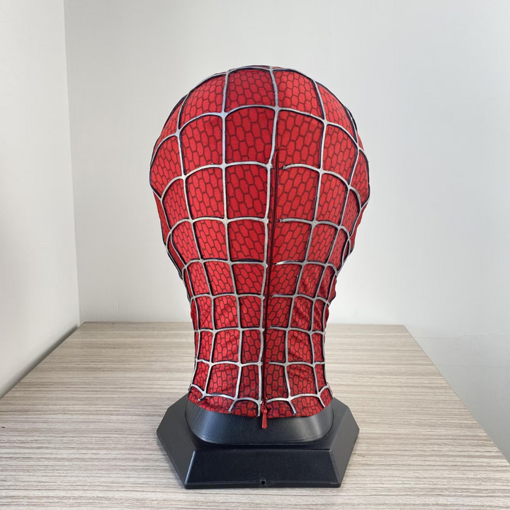 Tobey Maguire Spider Man Mask Raised Web Wearable Cosplay Hood