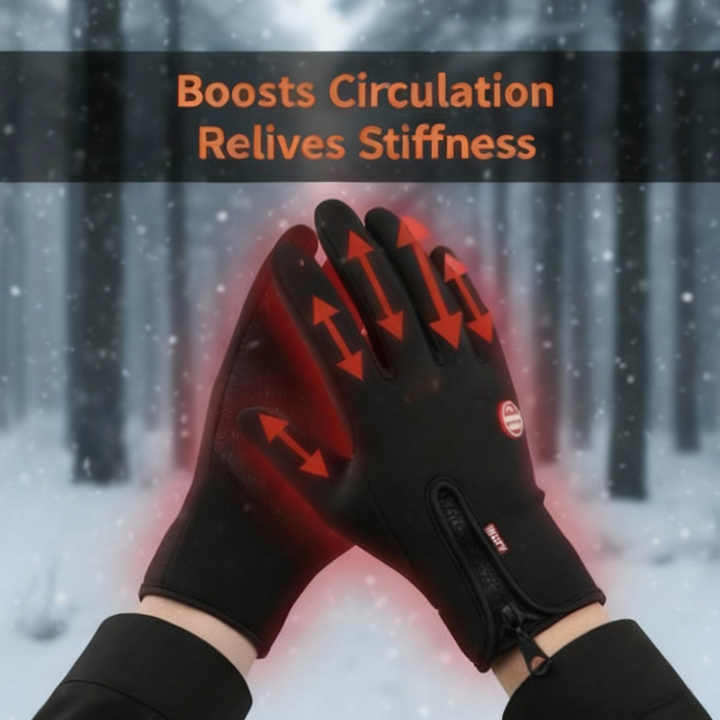 Waterproof Touchscreen Gloves for Outdoor Winter Activities