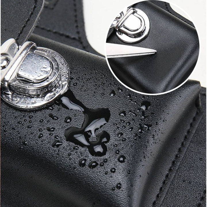 Leather Phone Case Belt Bag Pouch for Outdoor Use