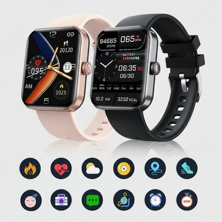 Smart Watch Fitness Tracker Bluetooth Calling Touchscreen