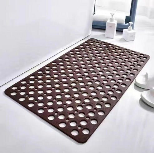 Antislip Rectangular Shower Mat with Antibacterial Protection