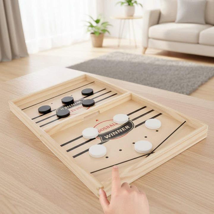 Wooden Family Board Game Fast Paced Competitive Board Game