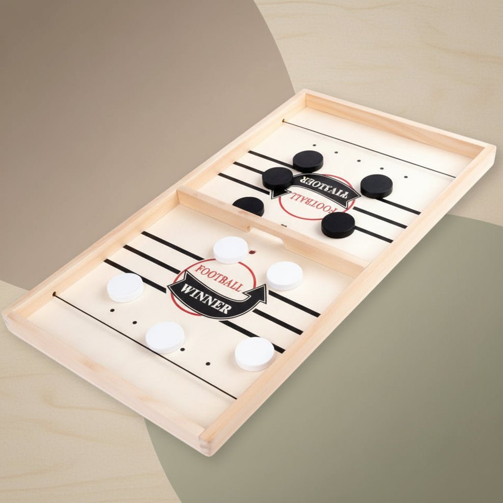 Wooden Family Board Game Fast Paced Competitive Board Game