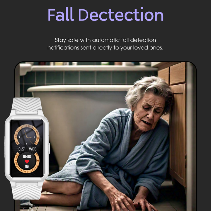 Senior Safety Watch GPS Fall Detection Smartwatch