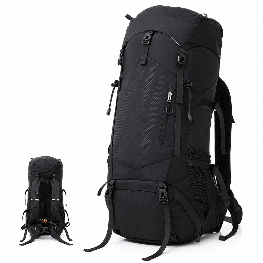 Large Capacity Hiking Backpack Waterproof Breathable Camping Bag
