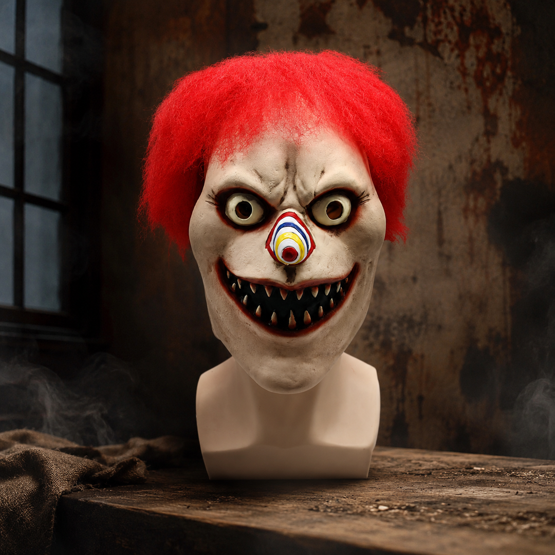 Horror Clown Mask Halloween Costume Full Face Mask